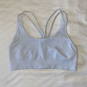 Light Blue Yoga Bra